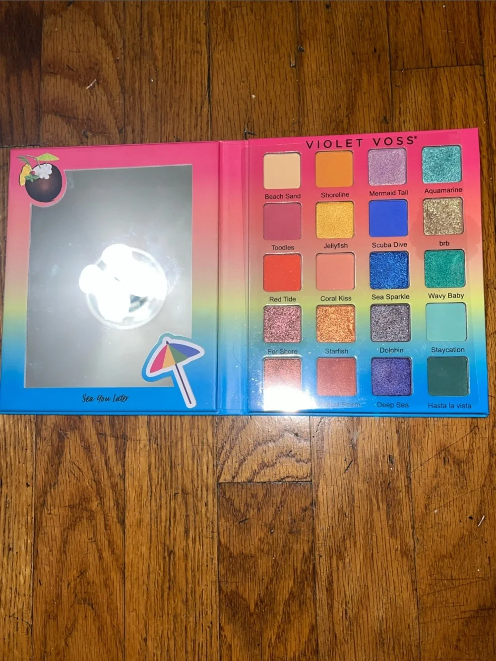 Violet Voss Sea You Later 20 Color Eyeshadow Palette With Mirror